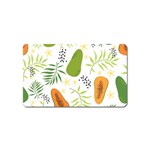 Seamless-tropical-pattern-with-papaya Magnet (Name Card) Front