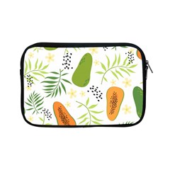 Seamless-tropical-pattern-with-papaya Apple Ipad Mini Zipper Cases by Simbadda