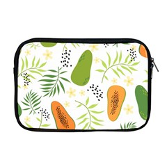 Seamless-tropical-pattern-with-papaya Apple Macbook Pro 17  Zipper Case