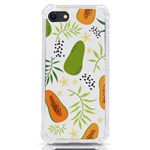 Seamless-tropical-pattern-with-papaya iPhone SE Front