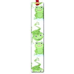 Cute-green-frogs-seamless-pattern Large Book Marks by Simbadda