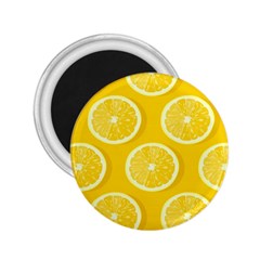 Lemon-fruits-slice-seamless-pattern 2 25  Magnets by Simbadda