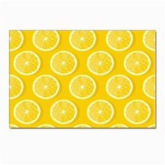 Lemon-fruits-slice-seamless-pattern Postcard 4 x 6  (pkg Of 10) by Simbadda