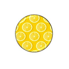 Lemon-fruits-slice-seamless-pattern Hat Clip Ball Marker (4 Pack) by Simbadda