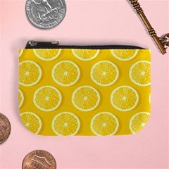 Lemon-fruits-slice-seamless-pattern Mini Coin Purse by Simbadda