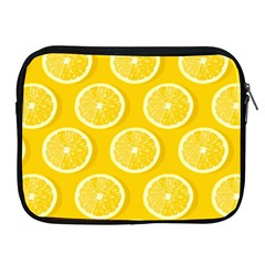 Lemon-fruits-slice-seamless-pattern Apple Ipad 2/3/4 Zipper Cases by Simbadda