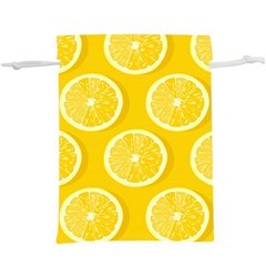 Lemon-fruits-slice-seamless-pattern Lightweight Drawstring Pouch (xl) by Simbadda