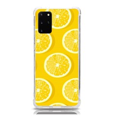 Lemon-fruits-slice-seamless-pattern Samsung Galaxy S20plus 6 7 Inch Tpu Uv Case by Simbadda