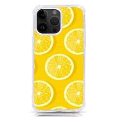 Lemon-fruits-slice-seamless-pattern Iphone 14 Pro Max Tpu Uv Print Case