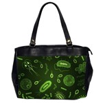 Bacteria-virus-seamless-pattern-inversion Oversize Office Handbag (2 Sides) Front