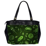 Bacteria-virus-seamless-pattern-inversion Oversize Office Handbag (2 Sides) Back