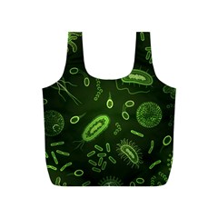 Bacteria-virus-seamless-pattern-inversion Full Print Recycle Bag (s) by Simbadda