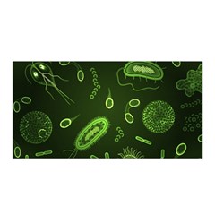 Bacteria-virus-seamless-pattern-inversion Satin Wrap 35  X 70  by Simbadda