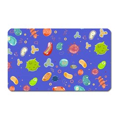 Virus-seamless-pattern Magnet (rectangular) by Simbadda