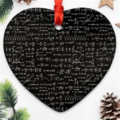 Math-equations-formulas-pattern Ornament (heart)