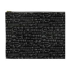 Math-equations-formulas-pattern Cosmetic Bag (xl) by Simbadda