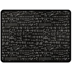 Math-equations-formulas-pattern Fleece Blanket (large) by Simbadda