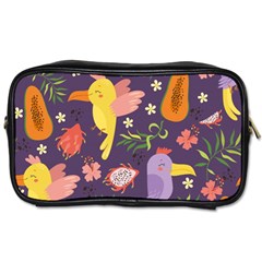 Exotic-seamless-pattern-with-parrots-fruits Toiletries Bag (one Side)