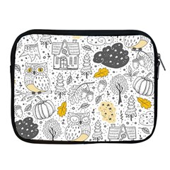 Doodle-seamless-pattern-with-autumn-elements Apple Ipad 2/3/4 Zipper Cases by Simbadda