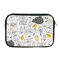 Doodle-seamless-pattern-with-autumn-elements Apple Macbook Pro 17  Zipper Case by Simbadda