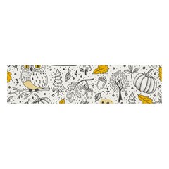 Doodle-seamless-pattern-with-autumn-elements Banner And Sign 4  X 1  by Simbadda