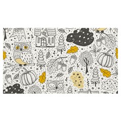 Doodle-seamless-pattern-with-autumn-elements Banner And Sign 7  X 4  by Simbadda