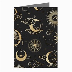 Asian-seamless-pattern-with-clouds-moon-sun-stars-vector-collection-oriental-chinese-japanese-korean Greeting Cards (pkg Of 8) by Simbadda