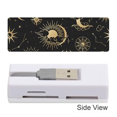 Asian-seamless-pattern-with-clouds-moon-sun-stars-vector-collection-oriental-chinese-japanese-korean Memory Card Reader (stick) by Simbadda