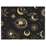 Asian-seamless-pattern-with-clouds-moon-sun-stars-vector-collection-oriental-chinese-japanese-korean Premium Plush Fleece Blanket (Extra Small) 40 x30  Blanket Front