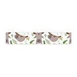 Seamless-pattern-with-cute-sloths Premium Plush Fleece Scarf (Mini) Front