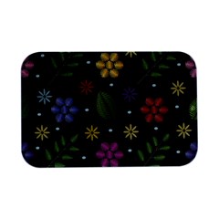 Embroidery-seamless-pattern-with-flowers Open Lid Metal Box (silver)   by Simbadda