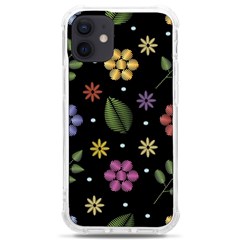 Embroidery-seamless-pattern-with-flowers Iphone 12 Mini Tpu Uv Print Case	 by Simbadda