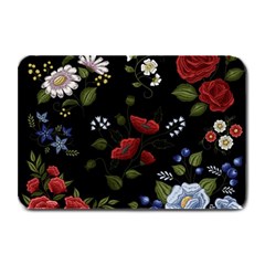 Floral-folk-fashion-ornamental-embroidery-pattern Plate Mats by Simbadda