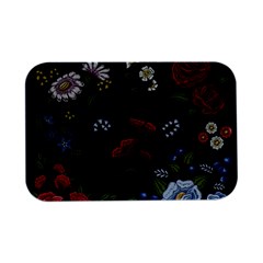 Floral-folk-fashion-ornamental-embroidery-pattern Open Lid Metal Box (silver)   by Simbadda