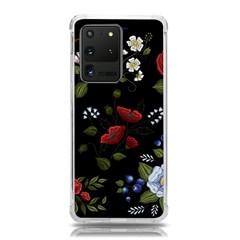 Floral-folk-fashion-ornamental-embroidery-pattern Samsung Galaxy S20 Ultra 6 9 Inch Tpu Uv Case by Simbadda