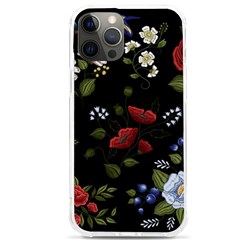 Floral-folk-fashion-ornamental-embroidery-pattern Iphone 12 Pro Max Tpu Uv Print Case by Simbadda