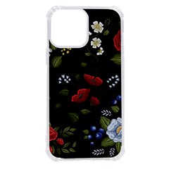 Floral-folk-fashion-ornamental-embroidery-pattern Iphone 13 Pro Max Tpu Uv Print Case by Simbadda