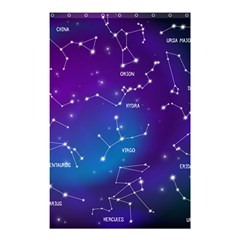 Realistic-night-sky-poster-with-constellations Shower Curtain 48  X 72  (small)  by Simbadda