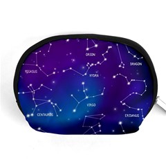 Realistic-night-sky-poster-with-constellations Accessory Pouch (medium) by Simbadda