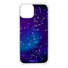 Realistic-night-sky-poster-with-constellations Iphone 14 Tpu Uv Print Case by Simbadda