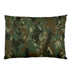 Camouflage-splatters-background Pillow Case by Simbadda