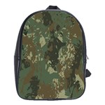 Camouflage-splatters-background School Bag (Large) Front