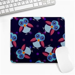 Owl-pattern-background Large Mousepad by Simbadda