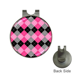 Seamless-argyle-pattern Hat Clips With Golf Markers by Simbadda