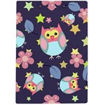 Owl-stars-pattern-background A4 Acrylic Clipboard Back