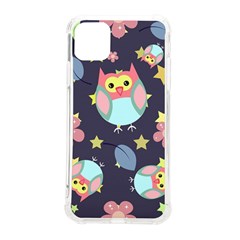 Owl-stars-pattern-background Iphone 11 Pro Max 6 5 Inch Tpu Uv Print Case by Simbadda