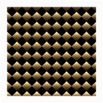 Golden-chess-board-background Medium Glasses Cloth (2 Sides) Front