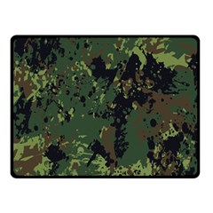 Military-background-grunge---- Two Sides Fleece Blanket (small) by Simbadda