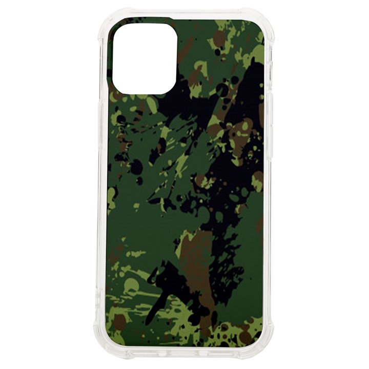 Military-background-grunge---- iPhone 12 mini TPU UV Print Case	