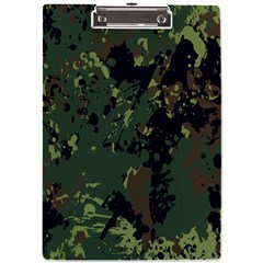 Military-background-grunge---- A4 Acrylic Clipboard by Simbadda